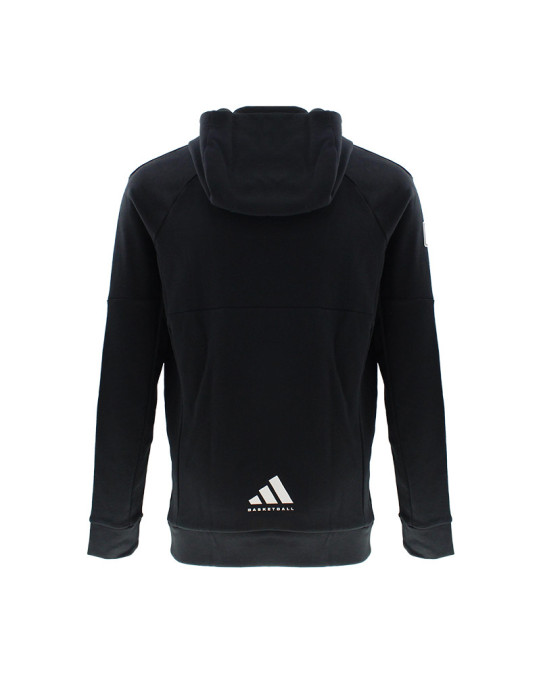 Sweat hoodie noir Adulte