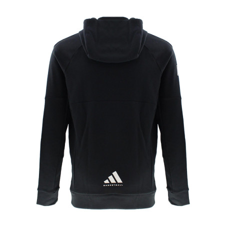 Sweat hoodie noir Adulte